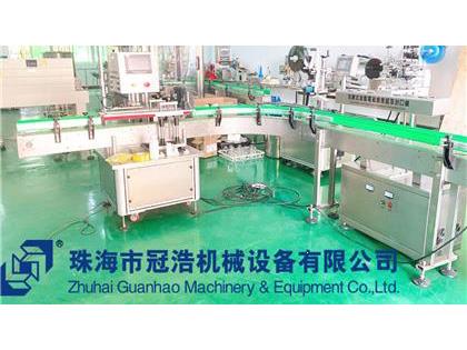 旋蓋機(jī)，鋁箔封口機(jī)，貼標(biāo)機(jī)，噴碼機(jī)，整套生產(chǎn)線已完成生產(chǎn)送貨至客戶公司